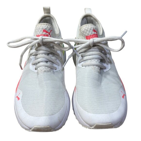 PUMA Childs Pacer Next Cage Sneaker Neon 6C (Women's 8) Running Shoe - Picture 2 of 11